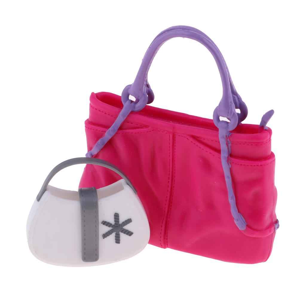 Set Of 8 Doll Handbag Mixed Style Purses Crossbody Bag For Fashion Girl Doll