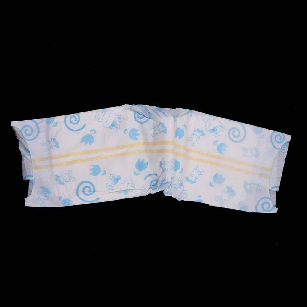 Blue Baby Doll Diapers Set Reusable Nappy Pants for 18'' American Doll