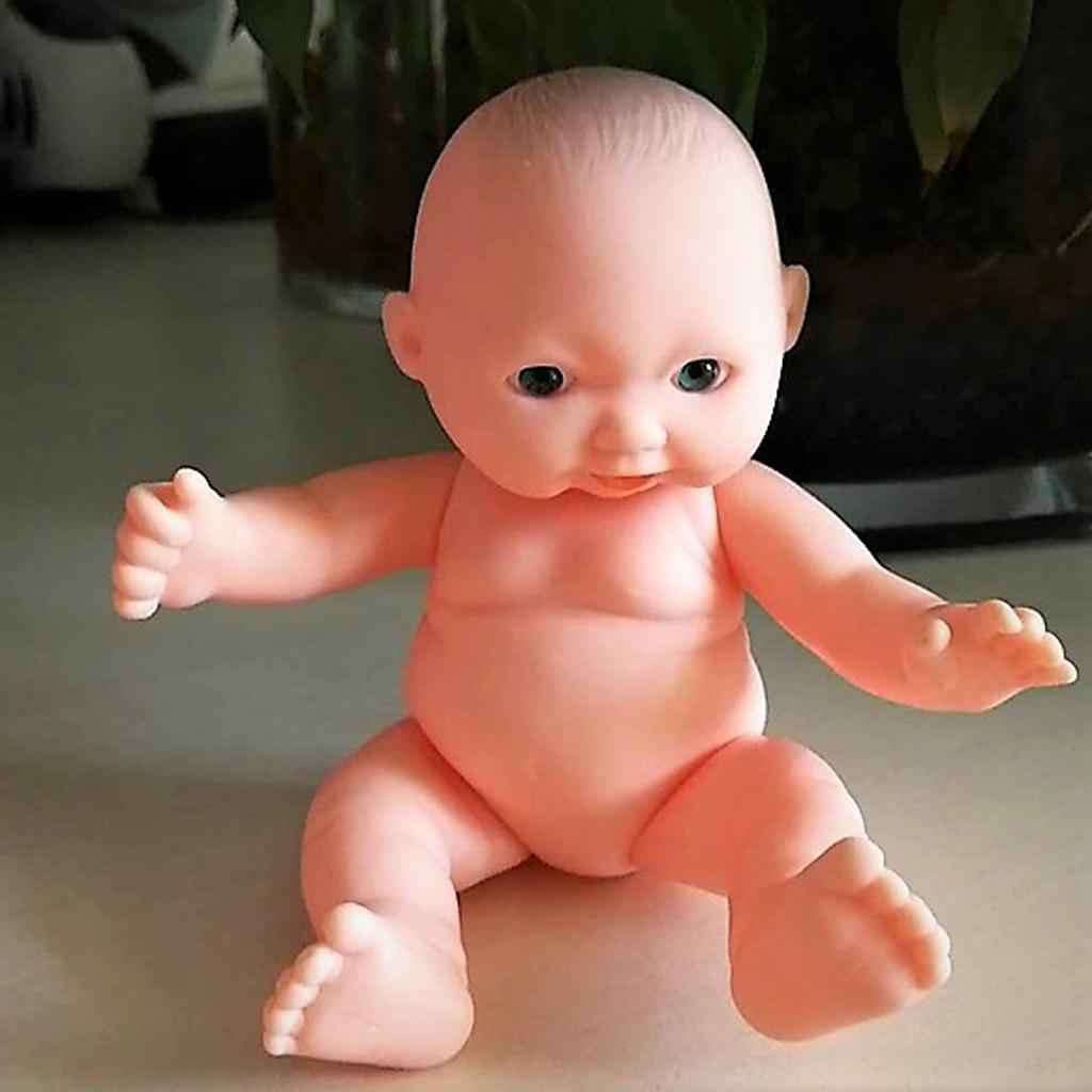 11cm Realistic Baby Doll Vinyl Newborn Infant Simulation Model Kids Toys