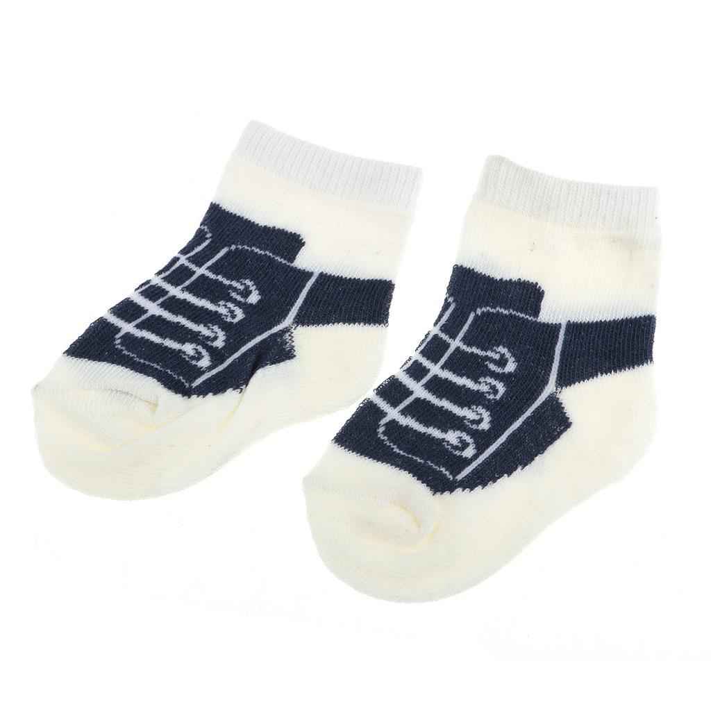 Star Printed Rompers Bib Socks Suit for 20"-22" Reborn Baby Boy Doll Clothes