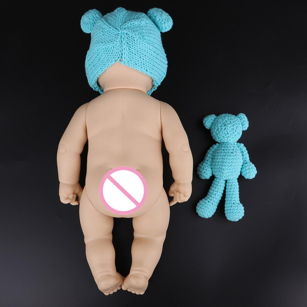 50cm Real Life Newborn Baby Boy Doll Vinyl Infant Nursery Practice Toy Gift