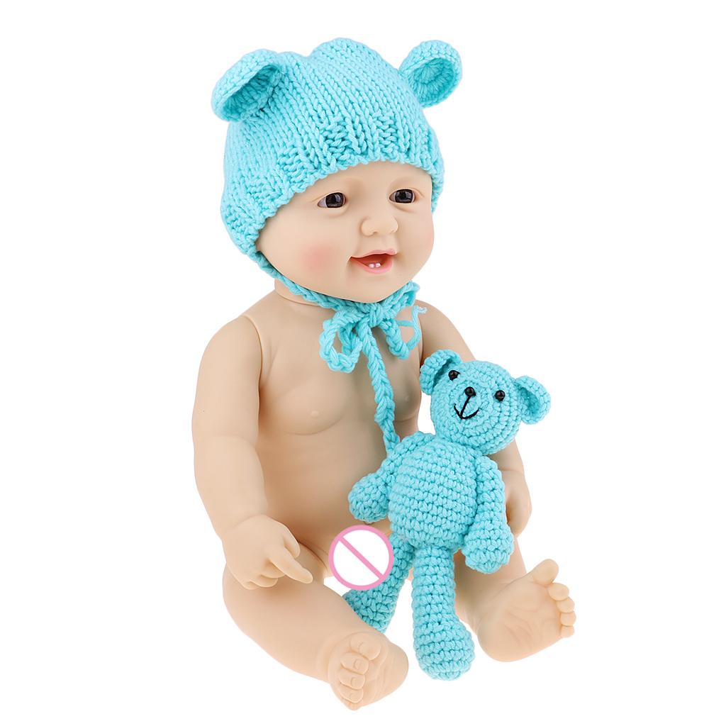 50cm Real Life Newborn Baby Boy Doll Vinyl Infant Nursery Practice Toy Gift