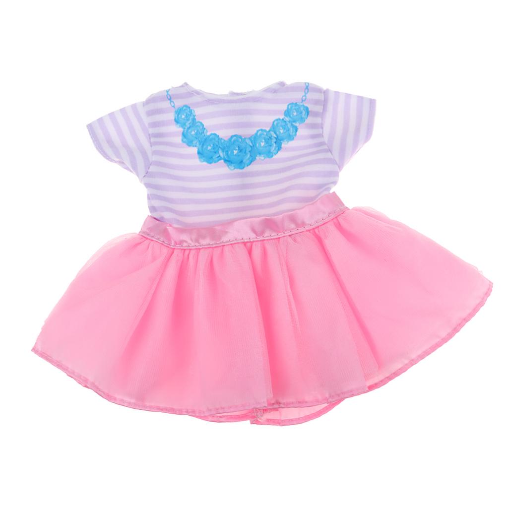 Handmade Fashion Dress Clothes Accessories for 16'' Salon Dolls Accs Pink
