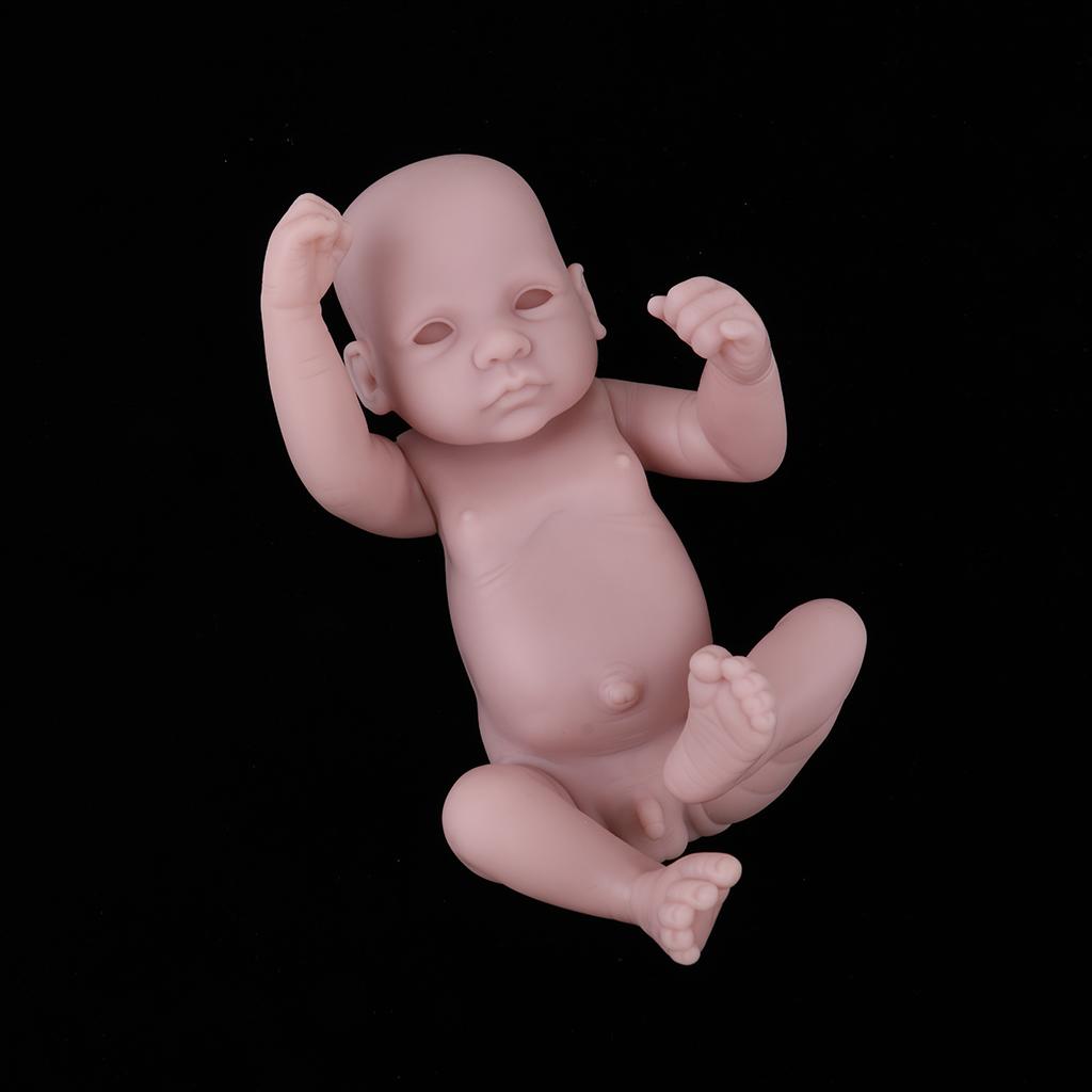 10inch Unpainted Full Body Vinyl Blank Doll Newborn Baby Boy Doll Mold