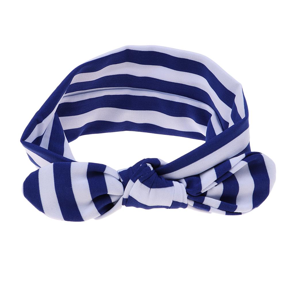 Denim Rompers Striped Headband For 22-23" Reborn Baby Girl Doll Clothes"