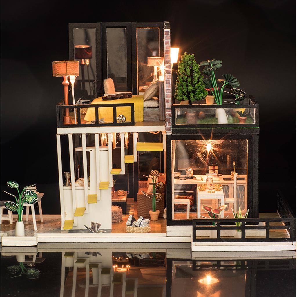 1:24 DIY Miniature Dollhouse Dolls House Kids Toy Gift - September Forest