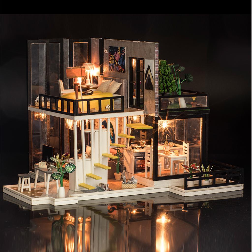 1:24 DIY Miniature Dollhouse Dolls House Kids Toy Gift - September Forest
