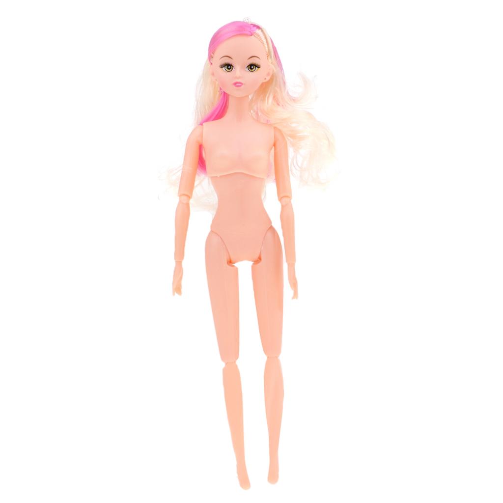 30CM Joints Nude Doll Body For 1/6 BJD Doll DIY Making Accessory Normal Skin