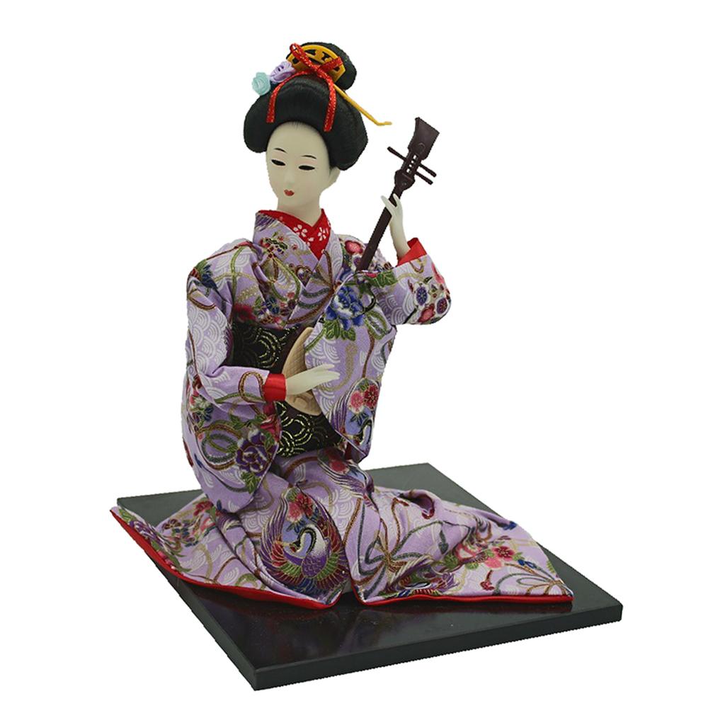 16inch Vintage Japanese Kimono Doll Oriental Kokeshi Geisha Doll Model #1