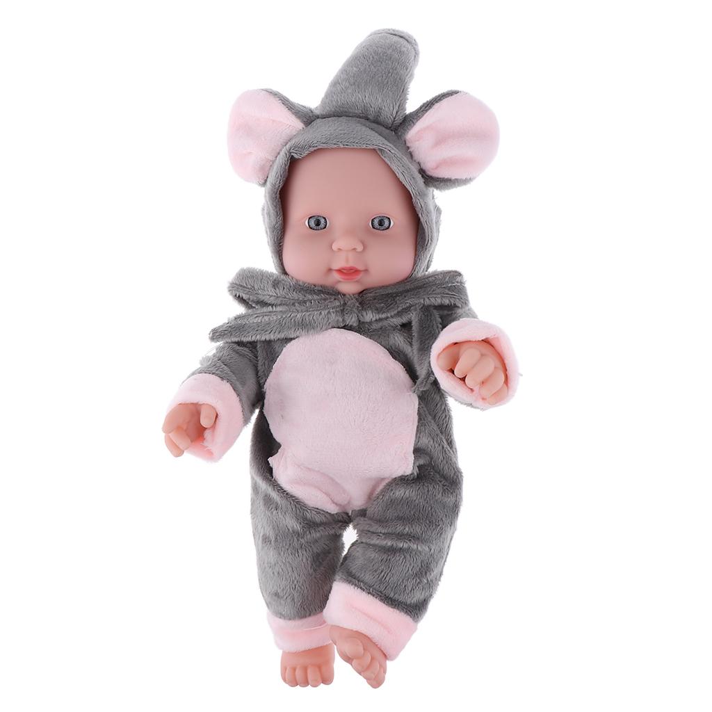 30cm 12inch Handmade Lifelike Soft Vinyl Newborn Baby Doll Xmas Gifts