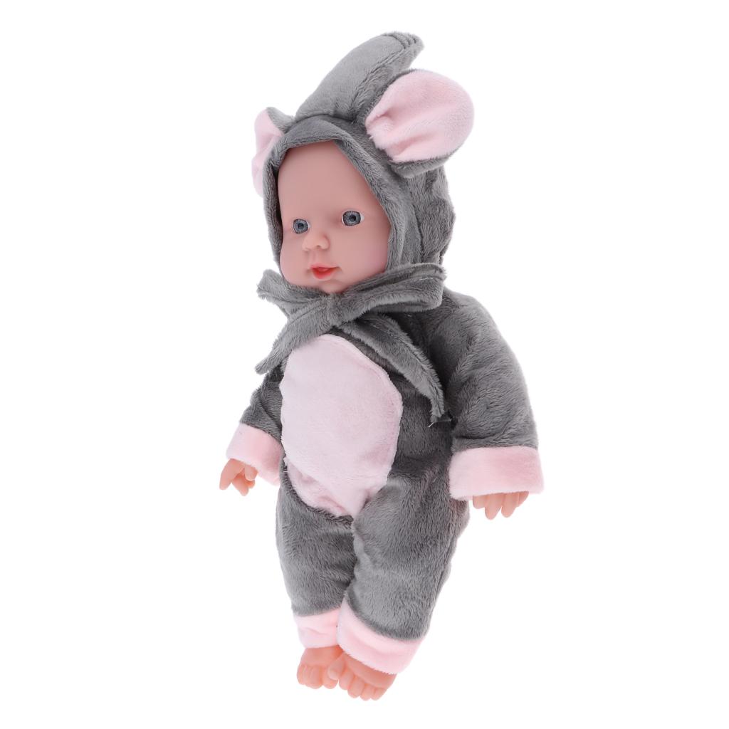30cm 12inch Handmade Lifelike Soft Vinyl Newborn Baby Doll Xmas Gifts