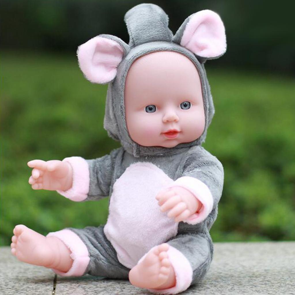 30cm 12inch Handmade Lifelike Soft Vinyl Newborn Baby Doll Xmas Gifts