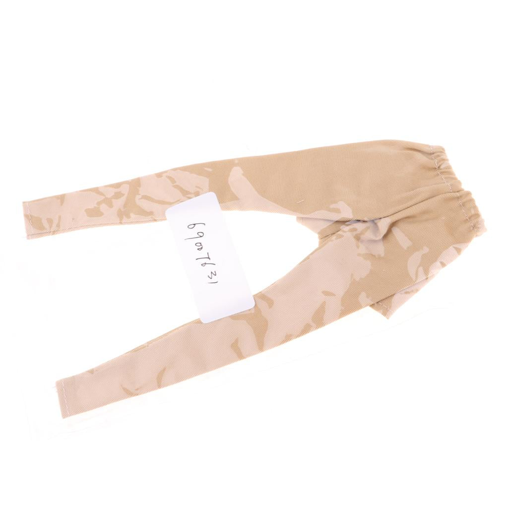 2pcs Fashion Long Trouser Short Pants Suit for 1/6 BJD Girl Dolls Khaki