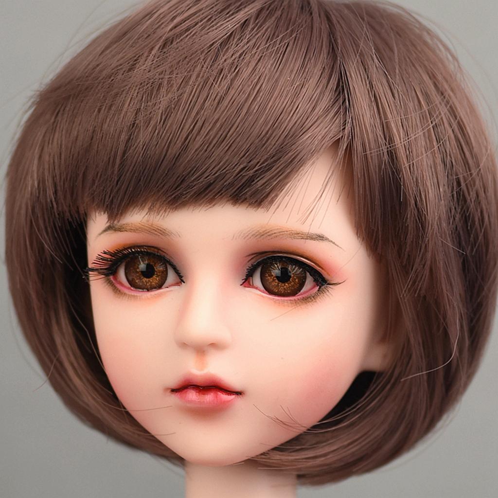 Safety 14mm Eyes Acrylic Eyeballs for 1/4 BJD Doll DIY Making Brown