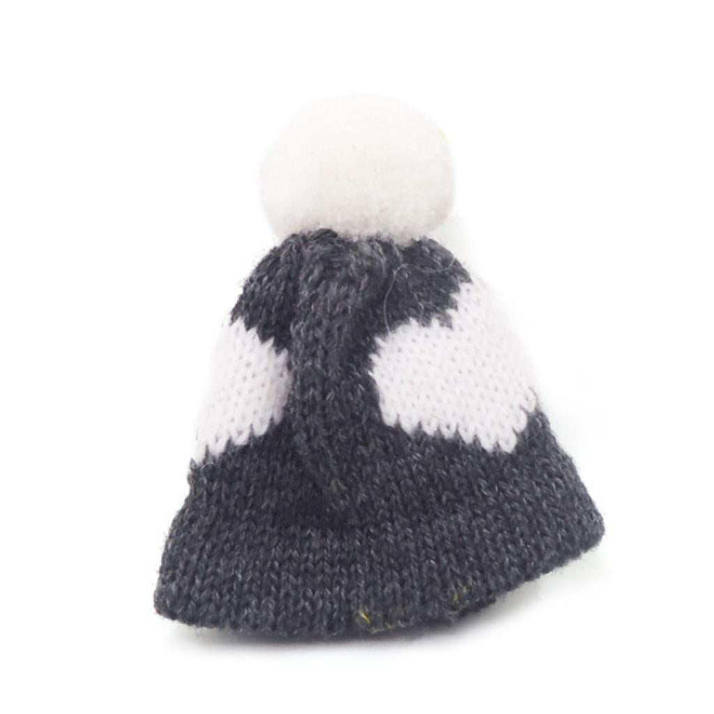 Cute Knitted Hat Scarf Suit Winter Outfit for 1/6 Girl Dolls Accessory