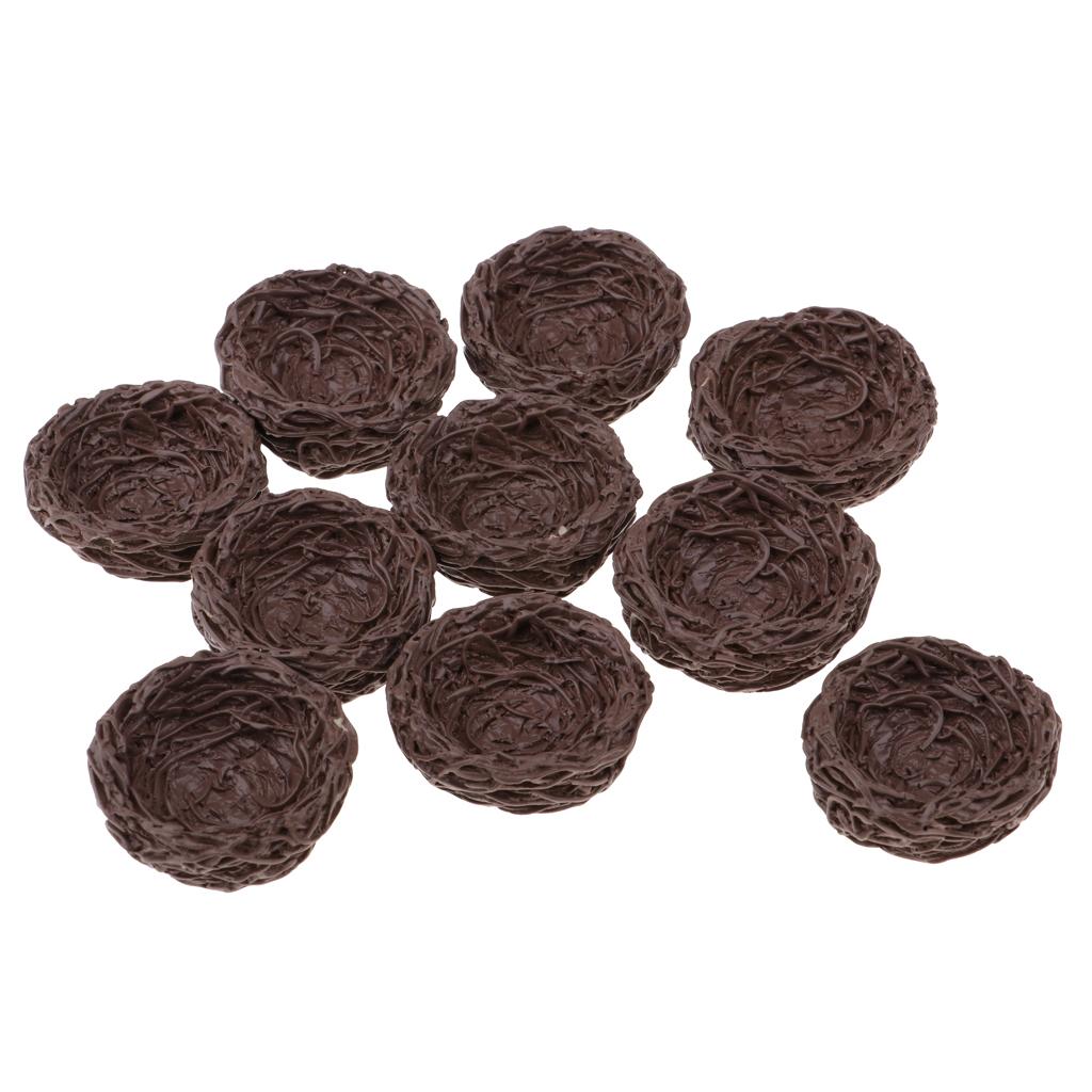 1/12 Scale Dollhouse Miniature Kitchen Resin Bird's Nest Model Set 10 Pieces