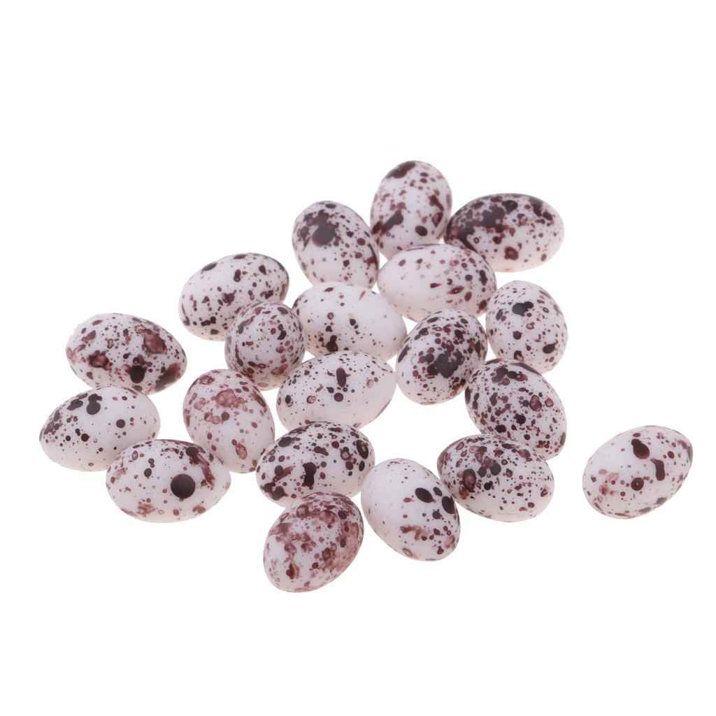 1:12 Dollhouse Miniature Quail Egg 20pcs Kitchen Daining Room Decoration