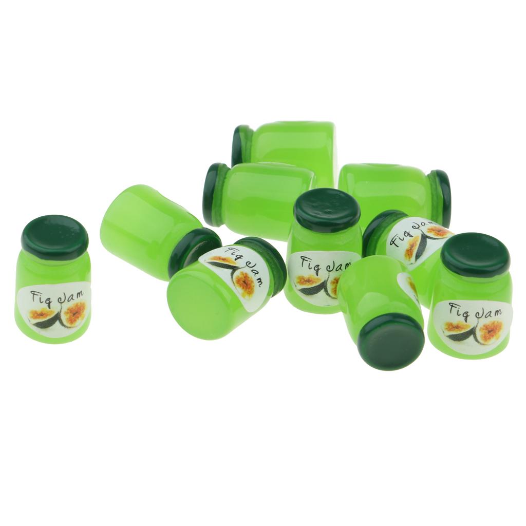1/12 Dollhouse Miniature Fig Jam Bottles Groceries Food Kitchen Accessories