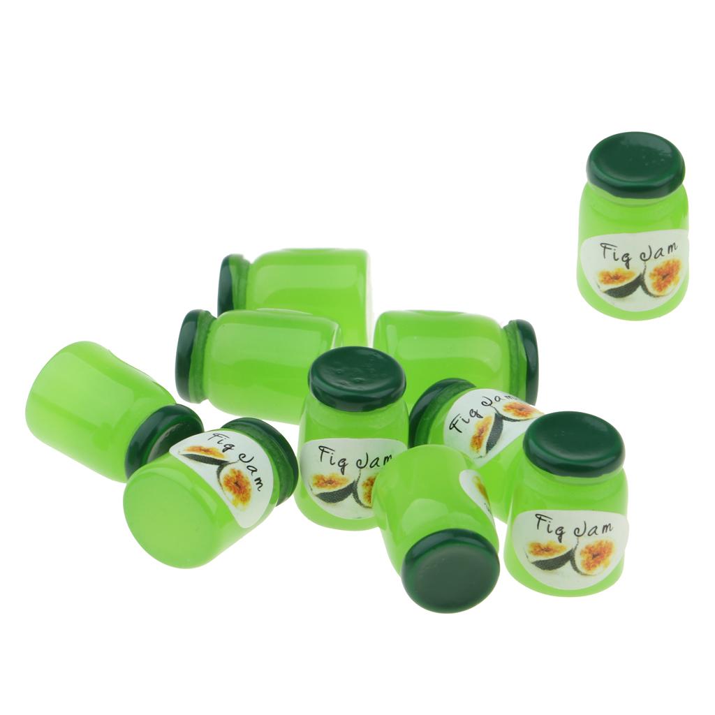 1/12 Dollhouse Miniature Fig Jam Bottles Groceries Food Kitchen Accessories