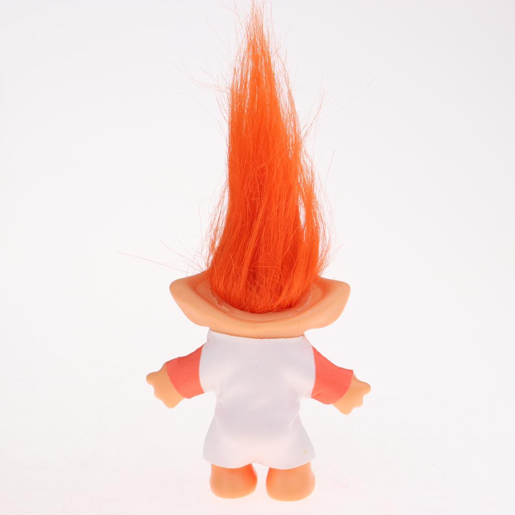 Delicate Lucky Troll Doll Mini Action Figures Toy Cake Decorations #4