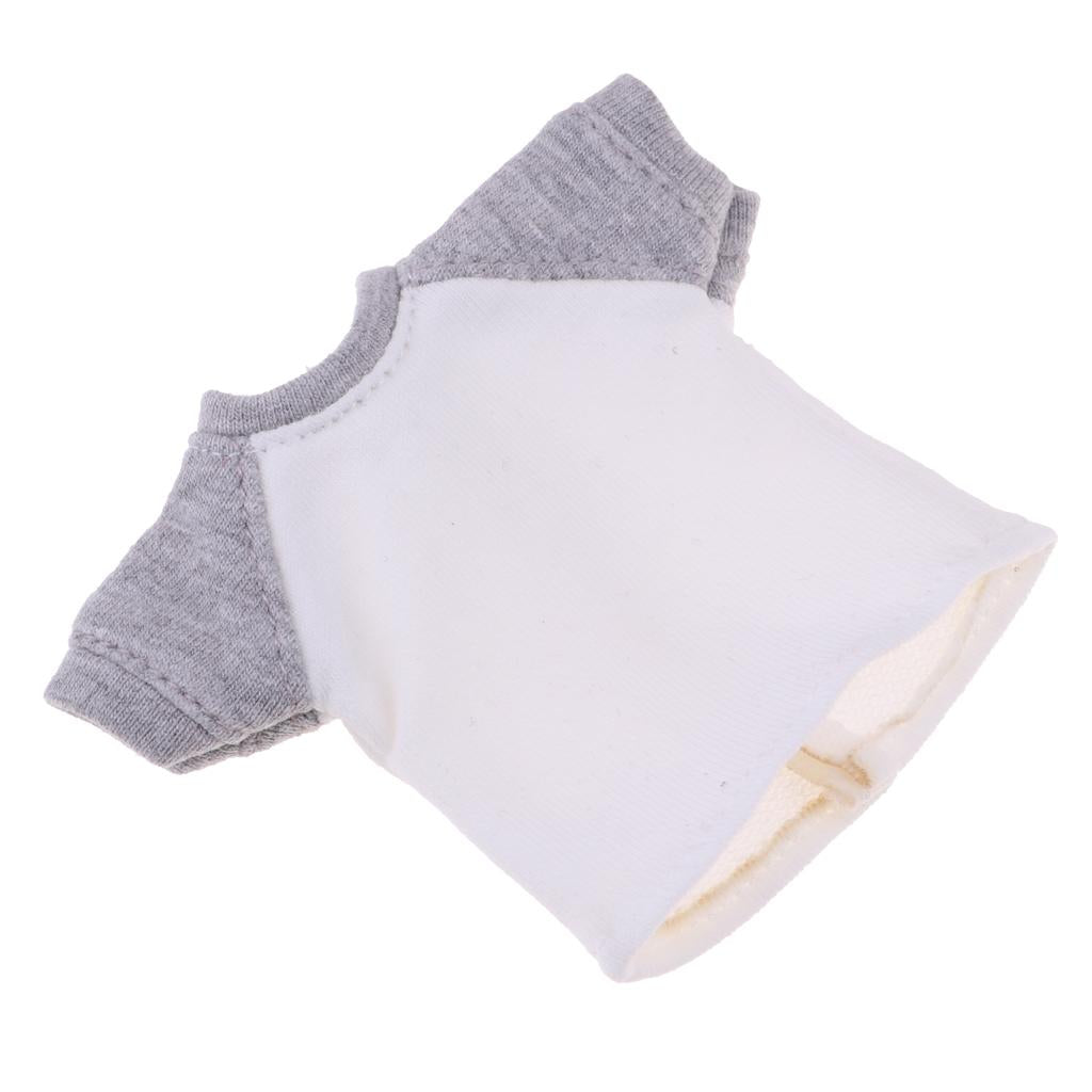 1/6 Lovely Short Sleeve T-shirt Tops for Blythe Azone Licca Doll Accs Gray