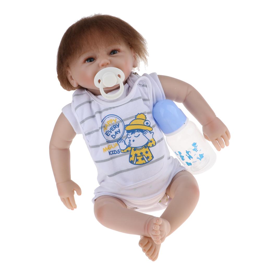 50cm Lifelike Silicone Vinyl Reborn Dolls Newborn Babies Doll Alive Dolls