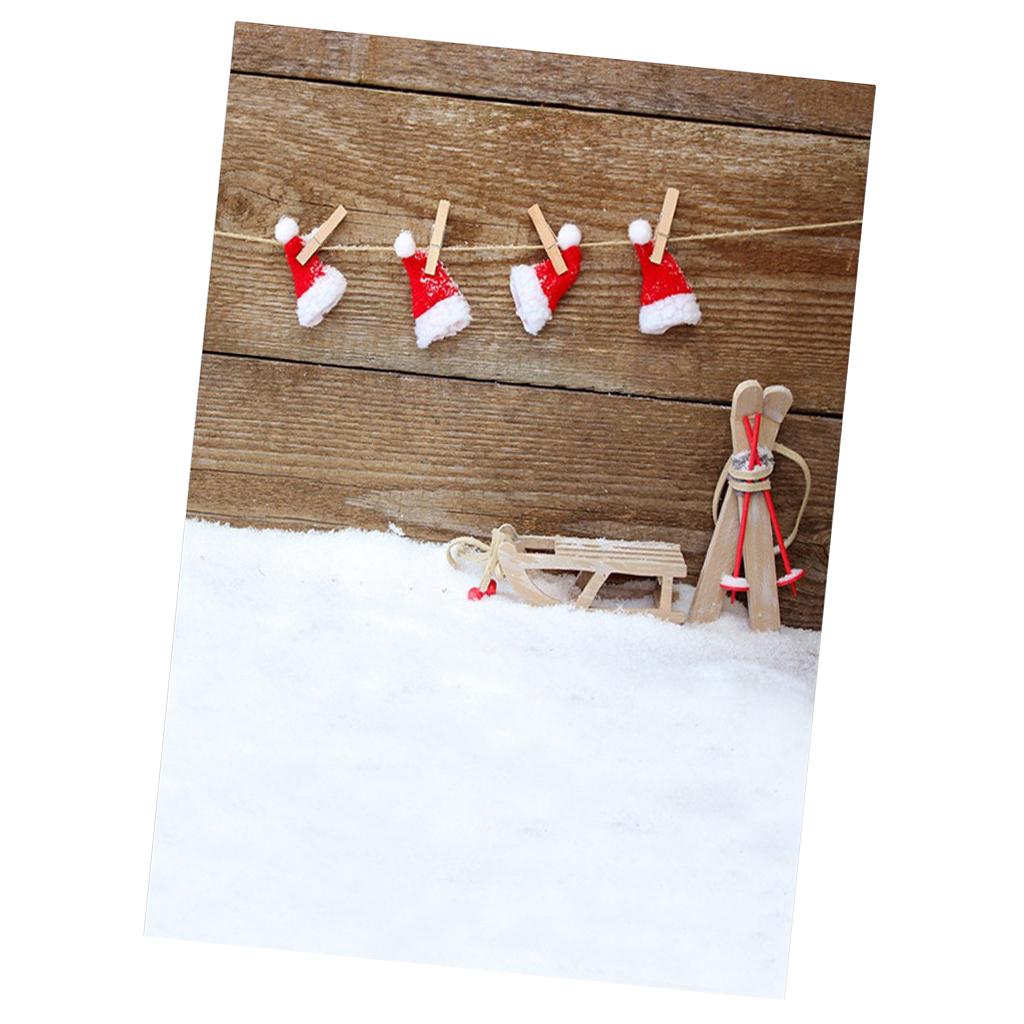 Backdrop Background For Dolls Photography Xmas Hat Scenes Props 50x90cm
