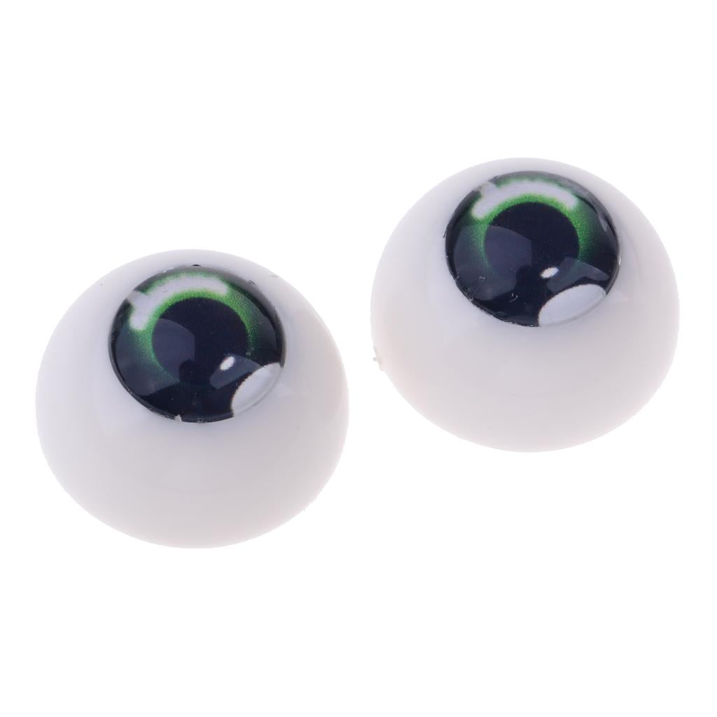 Safety 18mm Eyes Acrylic Eyeballs for 1/3 BJD Night Lolita Doll Green