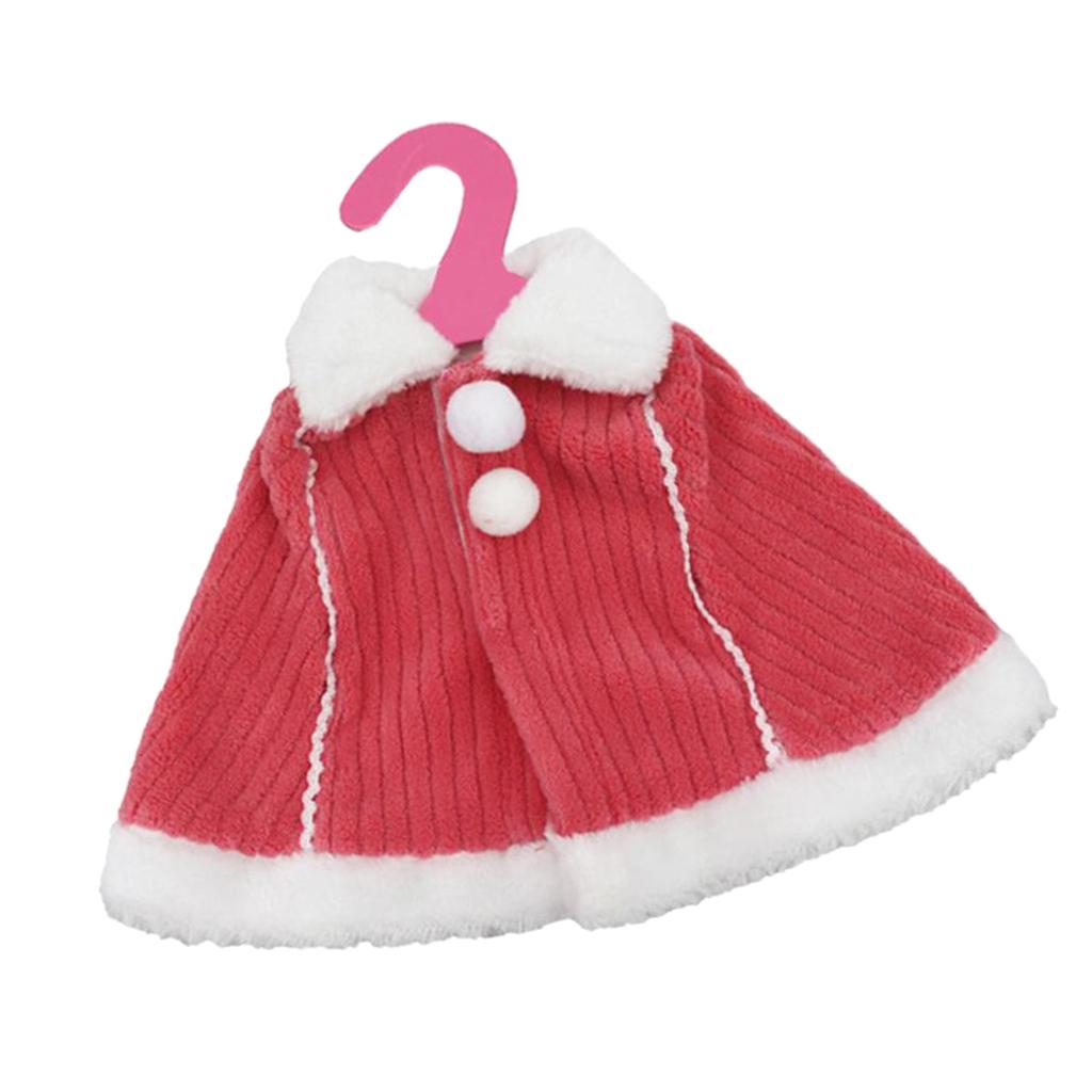 Lovely Doll Cape Fit For 18 Doll Outfits Accessories Pink"
