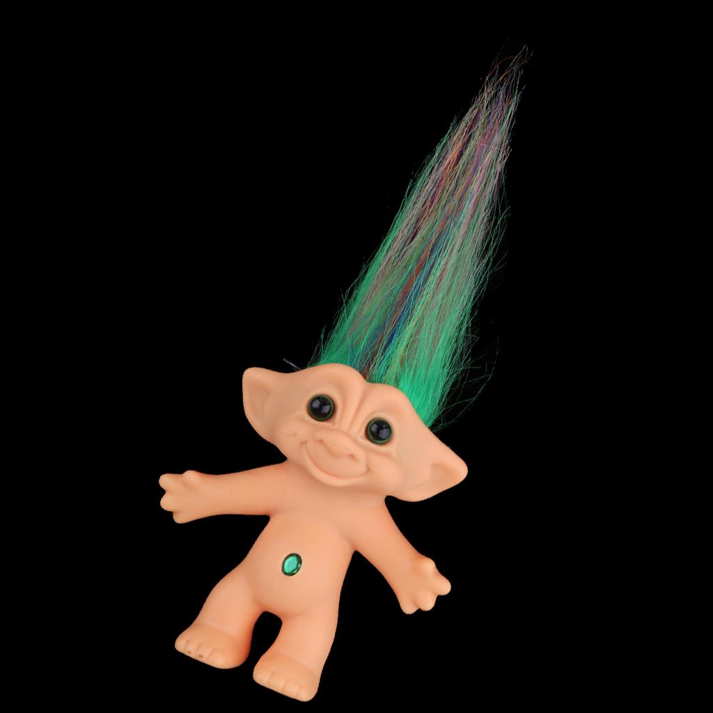 Delicate Nude Lucky Troll Doll Mini Action Figures Toy Collections Colorful