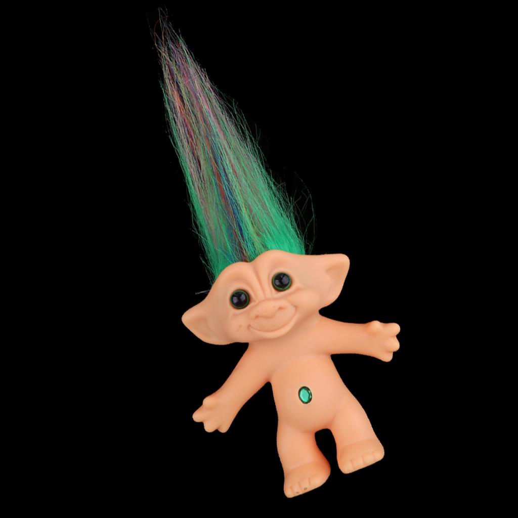 Delicate Nude Lucky Troll Doll Mini Action Figures Toy Collections Colorful