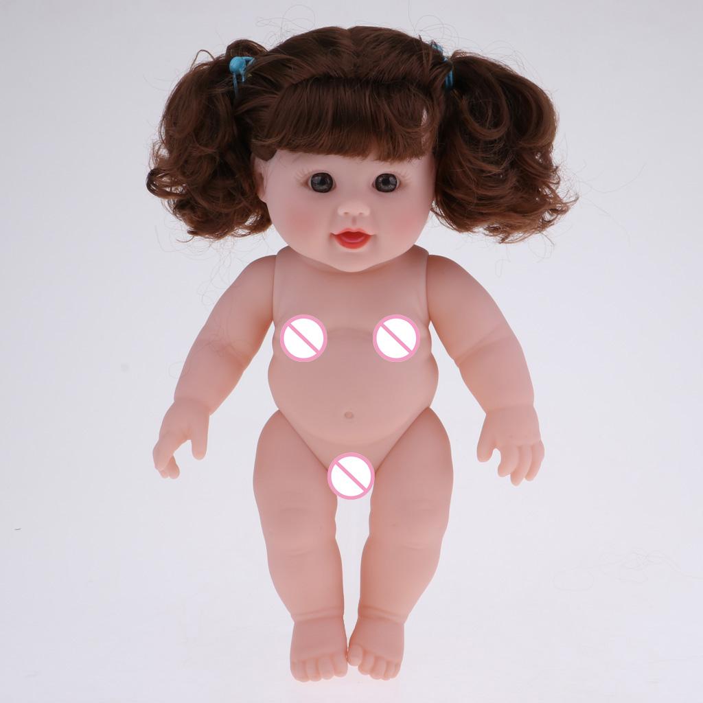 30cm Lifelike Vinyl Baby Doll Realistic Reborn Infant Baby Girl with Accs