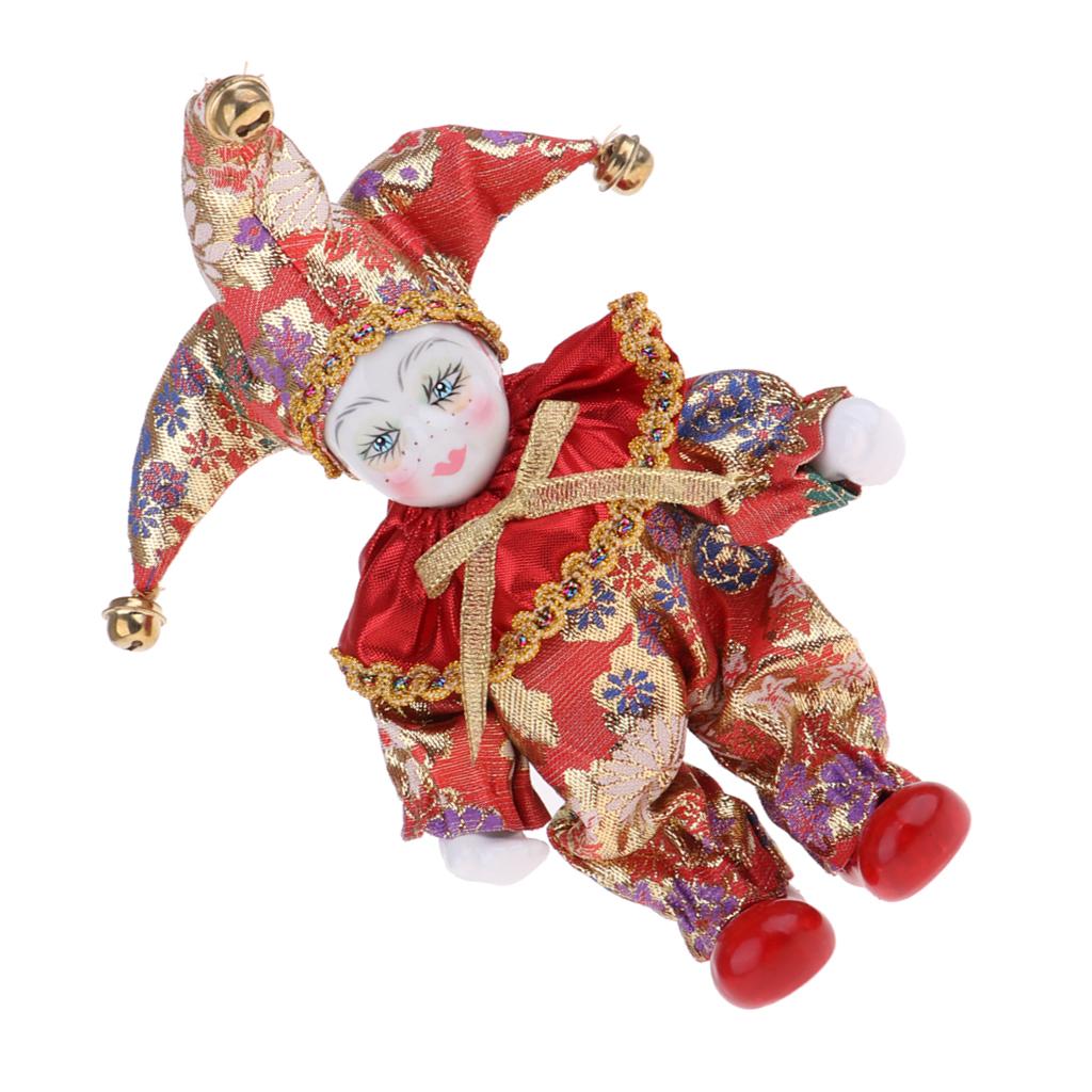6 inch Italian Eros Triangel Doll Love Token Funny Clown Xmas Gift Red2