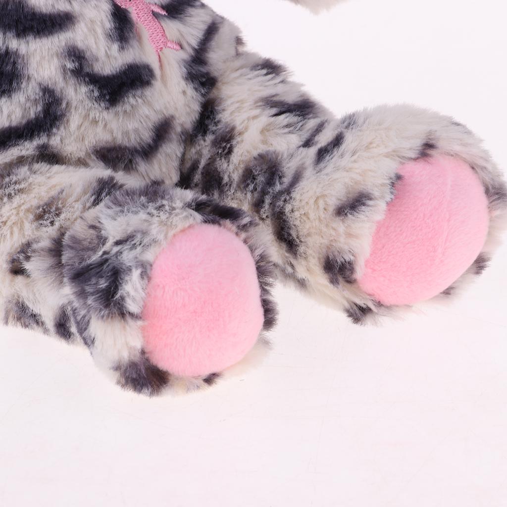 Lovely Appease Toys Leopard Stuffed Plush Doll Newborn Sleeping Baby Dolls