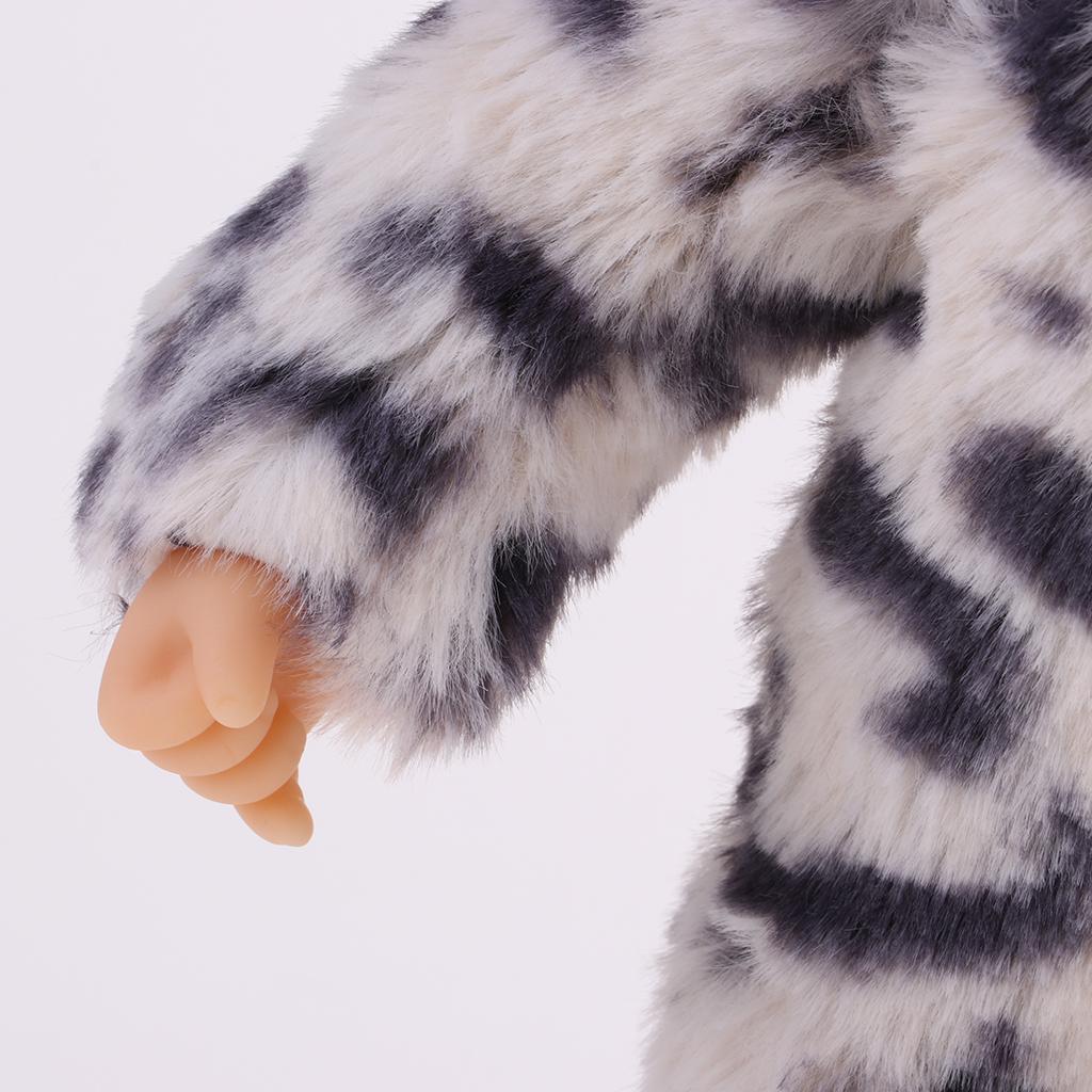 Lovely Appease Toys Leopard Stuffed Plush Doll Newborn Sleeping Baby Dolls