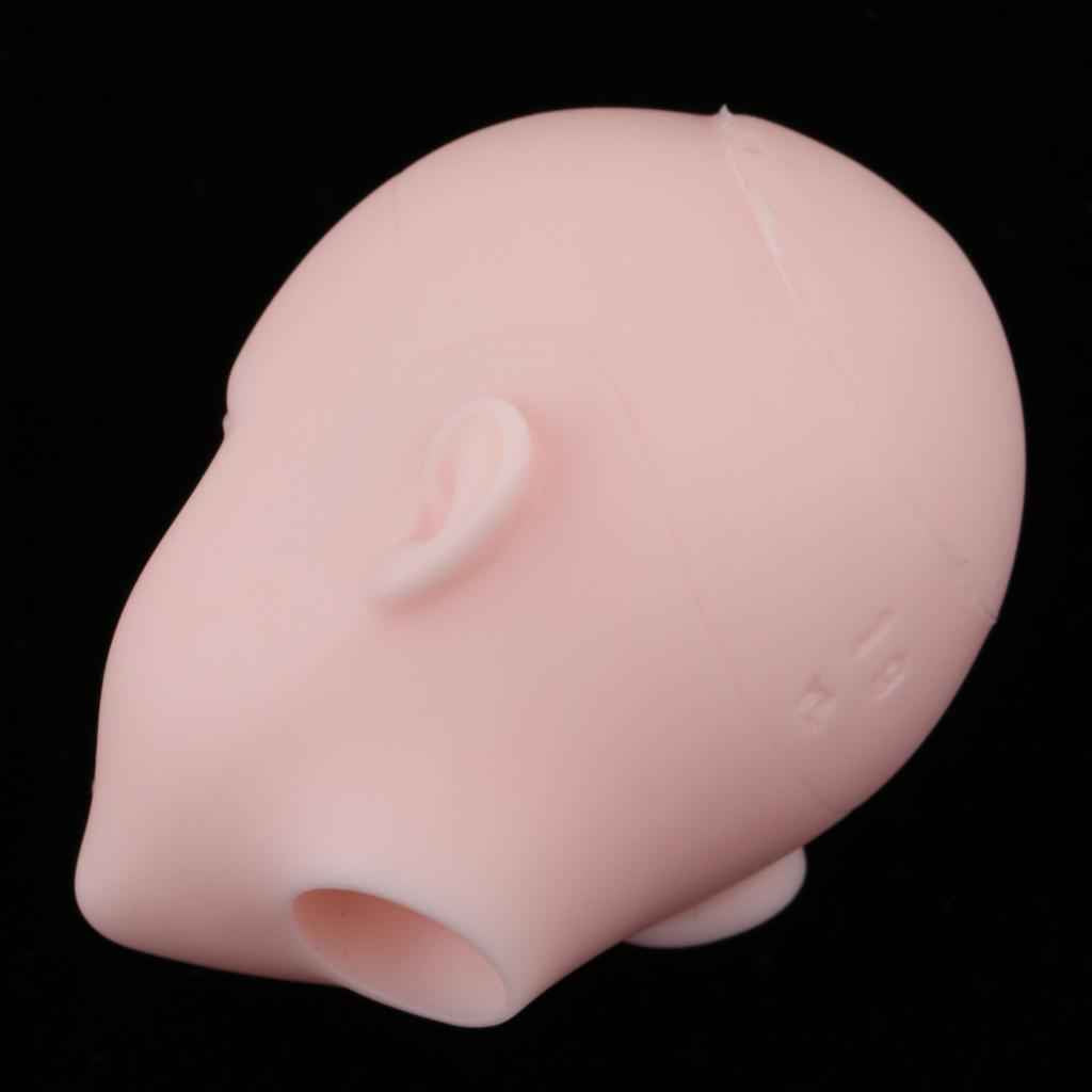 Beautiful Female Brown Eyes No Makeup Head for 1/6 BJD OB Doll DIY Making Body Parts