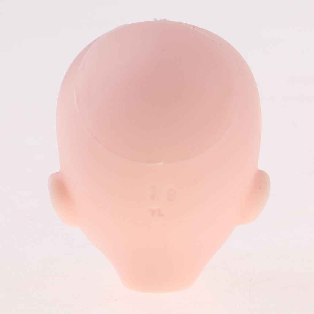Beautiful Female Brown Eyes No Makeup Head for 1/6 BJD OB Doll DIY Making Body Parts