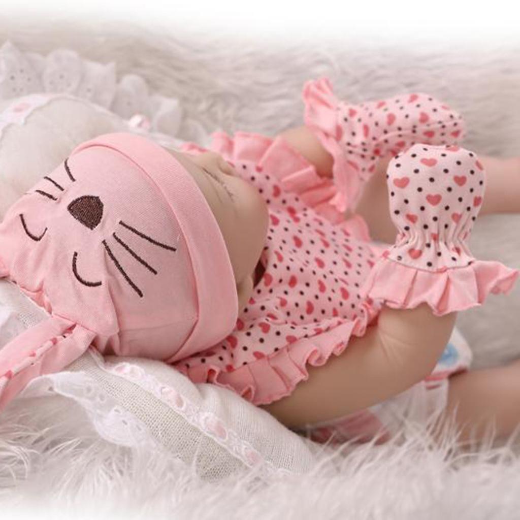 50cm Lifelike Silicone Vinyl Reborn Dolls Newborn Babies Doll Alive Girl #3