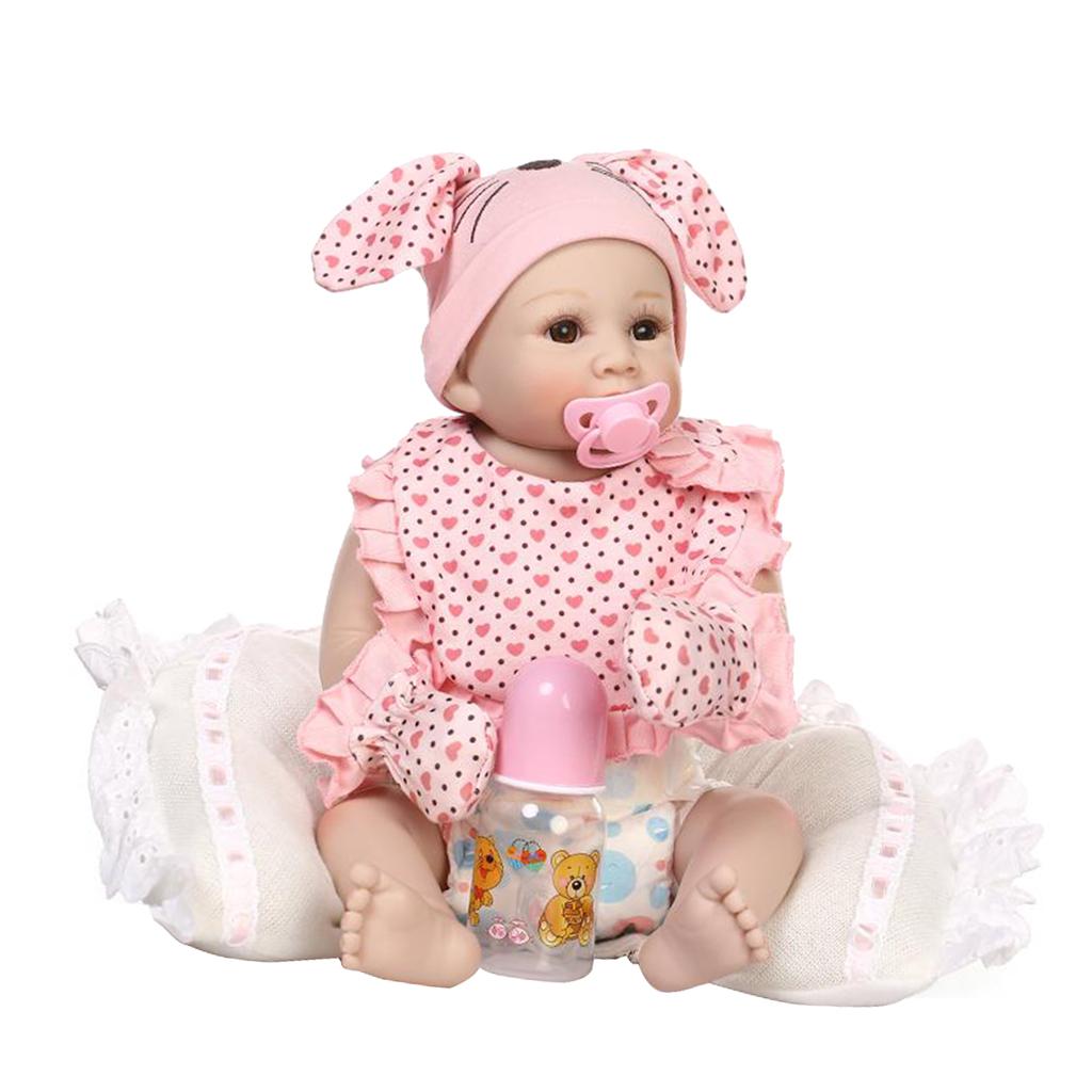 50cm Lifelike Silicone Vinyl Reborn Dolls Newborn Babies Doll Alive Girl #3