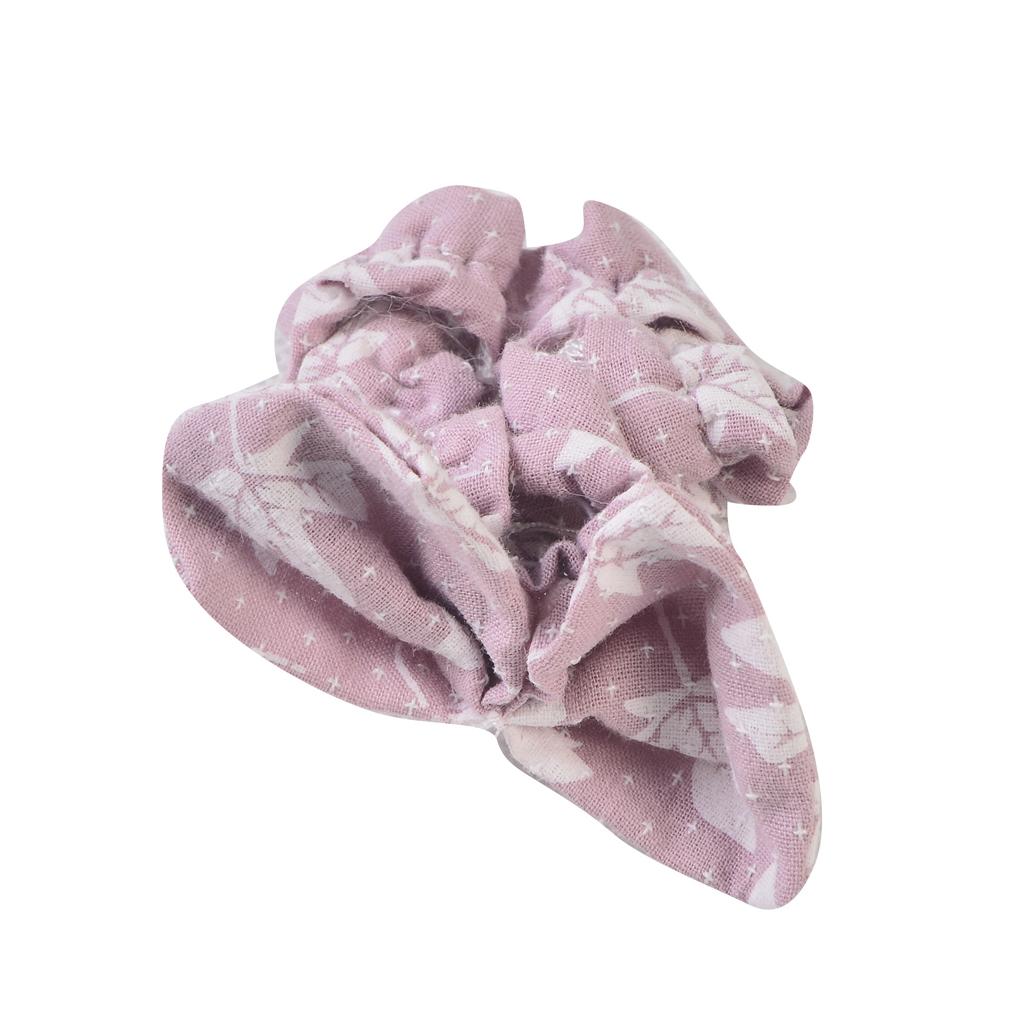 Printed Princess Dress Shorts Headband For Newborn Baby Girl Doll Clothing