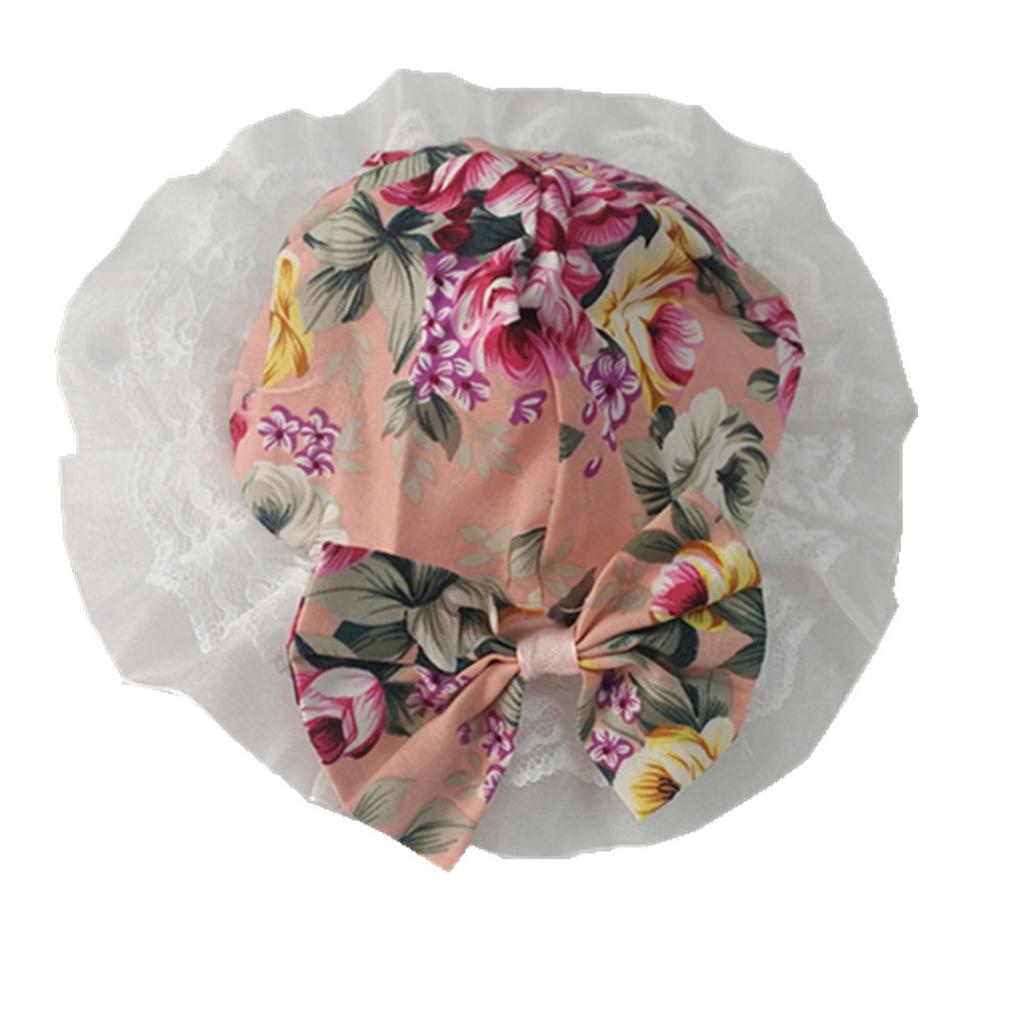 Floral Dress Hat White Pants Socks Clothes for 17-18inch Baby Girl Dolls