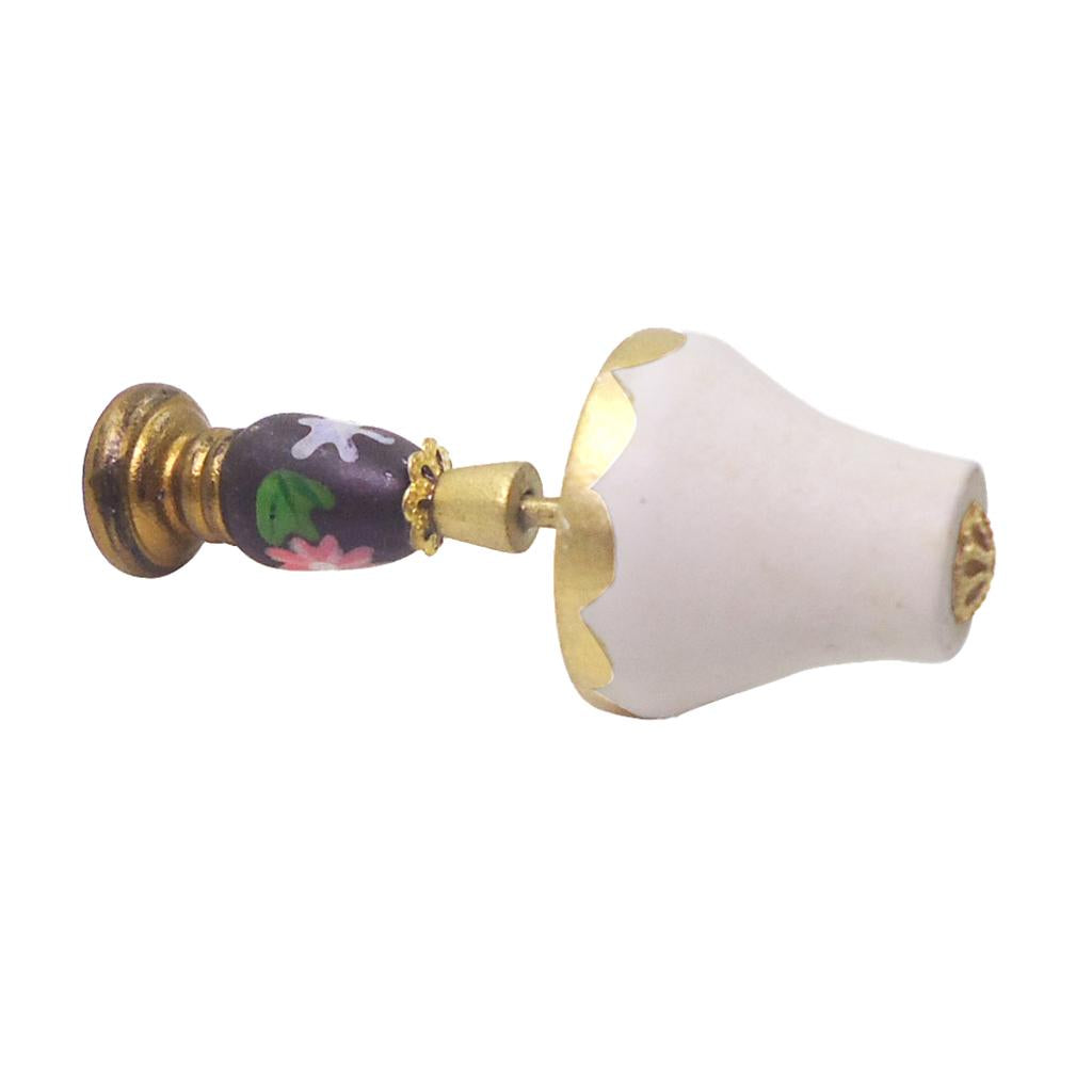 Miniature Table Lamp For 1/12 Dollhouse Room Life Scene Decoration Ornament