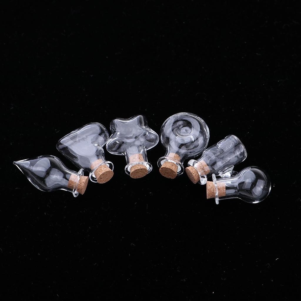 1/12 Dollhouse Miniature Creative Wishing Bottle Desktop Ornament Gifts