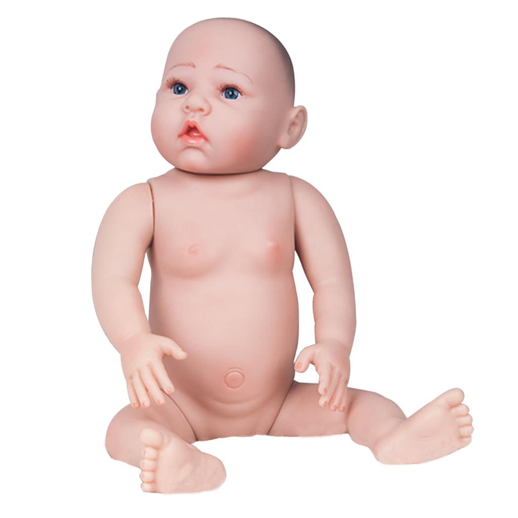 26inch Lovely Realistic Silicone Full Body Reborn Baby Girl Doll Nude Body