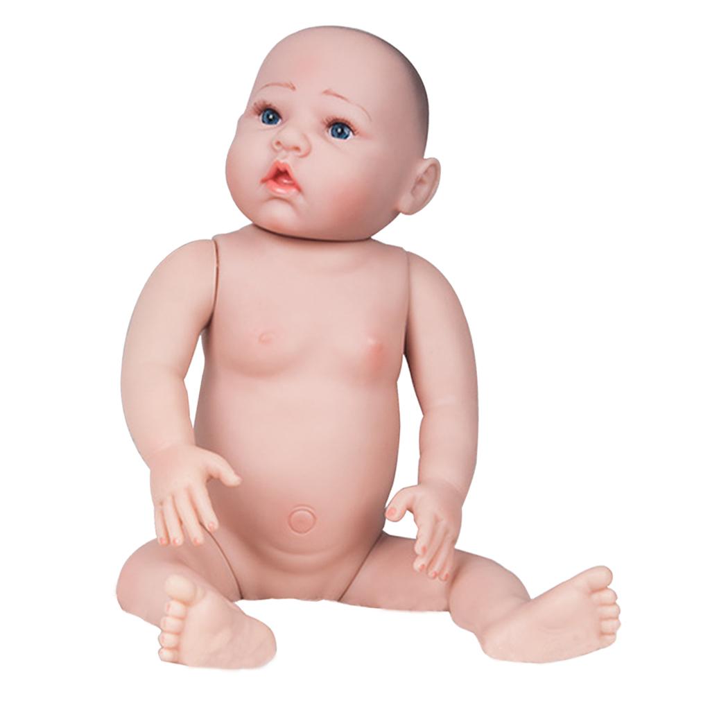 26inch Lovely Realistic Silicone Full Body Reborn Baby Girl Doll Nude Body