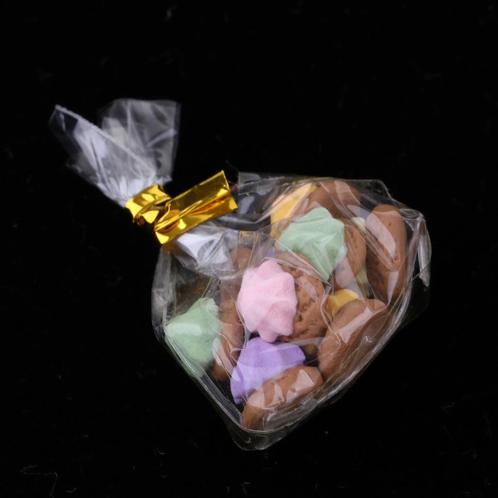 Miniature Food Realistic Tiny Cookies/Waffles for 1:12 Dollhouse A