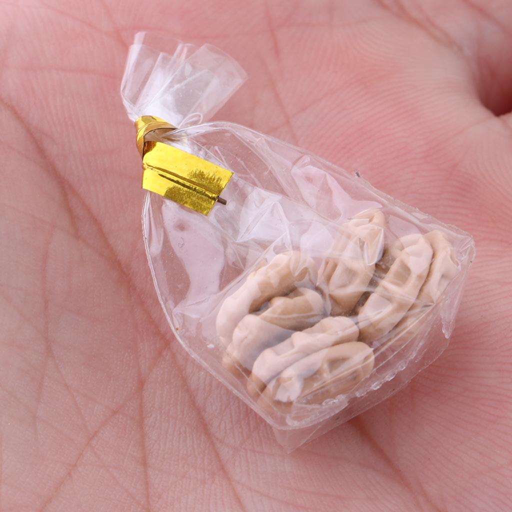 Miniature Food Realistic Tiny Cookies/Waffles for 1:12 Dollhouse F