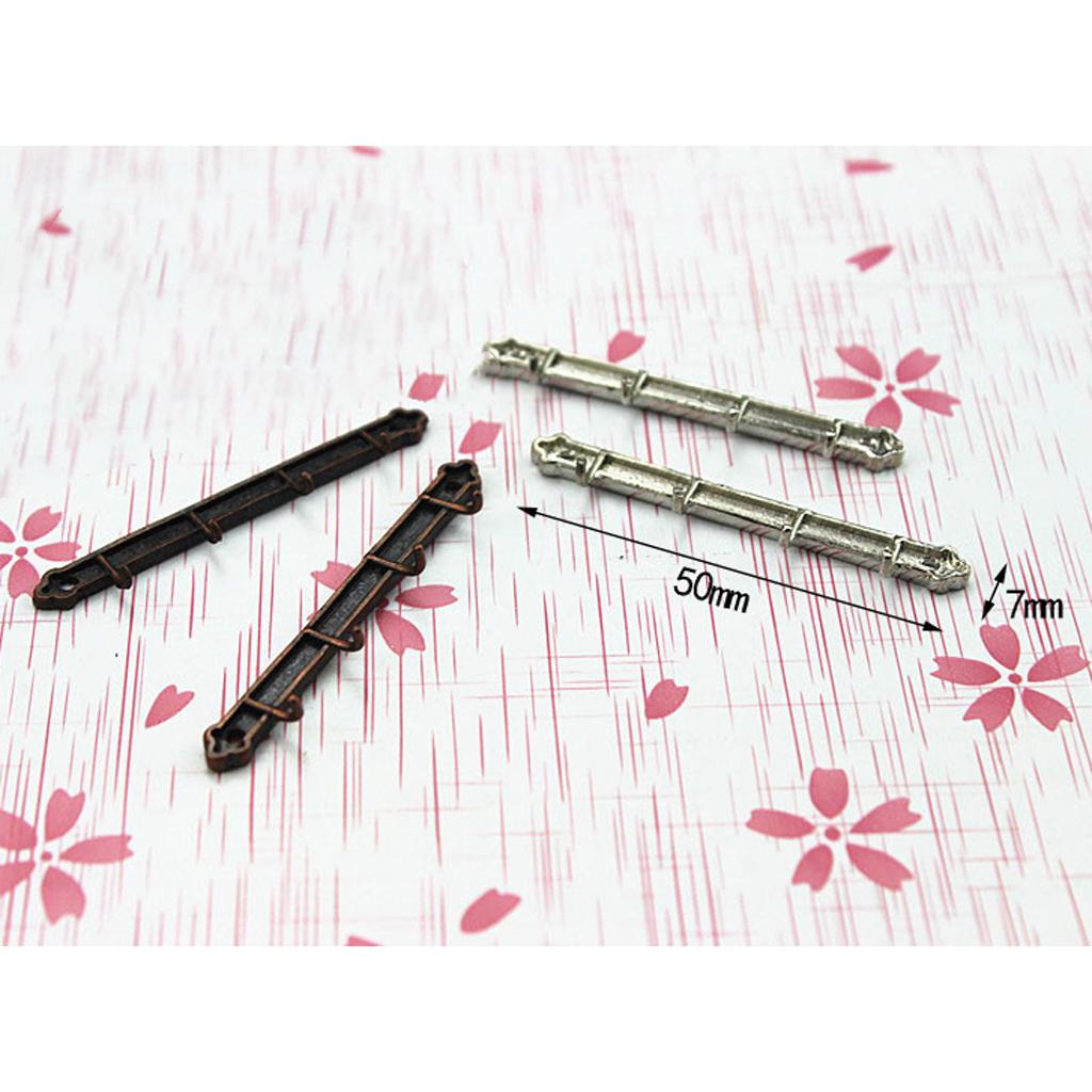 1/12 Dollhouse Miniature Clothes Coat Hook Rack Wall Hanger Silver