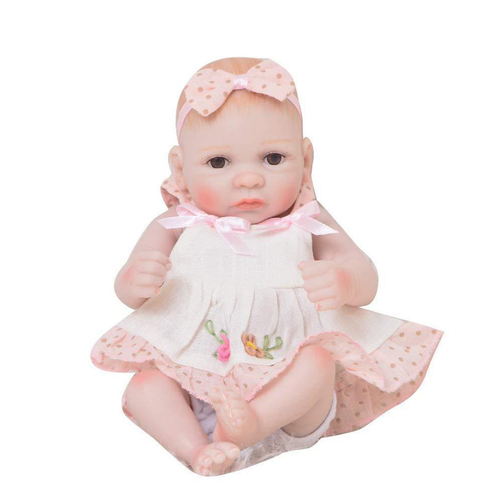 3pcs Cute Braces Dress Briefs Suit Pink for 10-11inch Reborn Doll Accessory