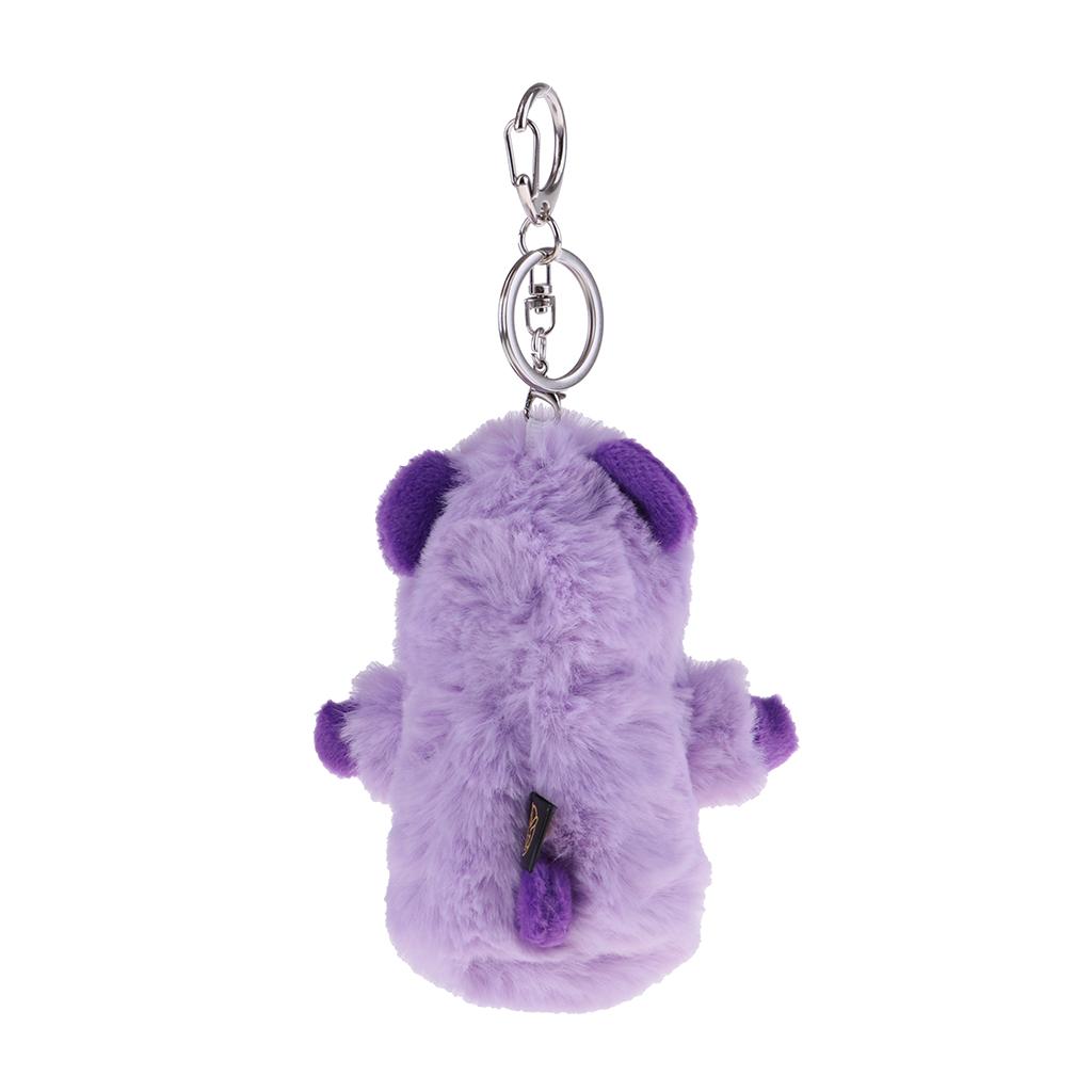 Cute Sleeping Baby Doll Key Chain Keyring Bags Car Charm Pendant Purple